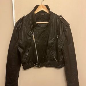 Leather Moto Jacket